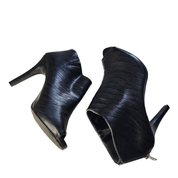 Ann Marino Dressy Stiletto Ankle Shooties Black Women's Size 7.5 - Picture 9 of 16